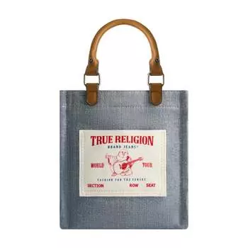 СУМКА С КАРМАНОМ БУДДА СЕВЕР-ЮГ True Religion, цвет Denim