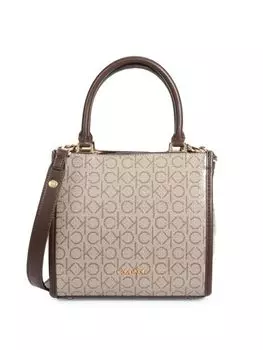 Сумка с лунной монограммой Calvin Klein, цвет Almond Taupe