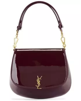 Сумка с верхней ручкой Saint Laurent, темно-красный