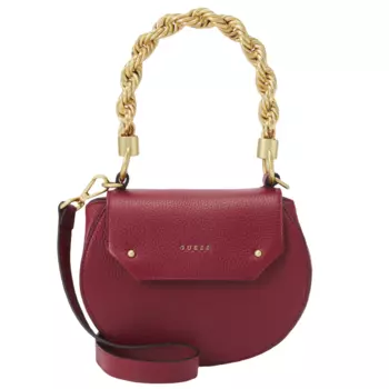 Сумка сэдл Guess Aida Flap, малиновый