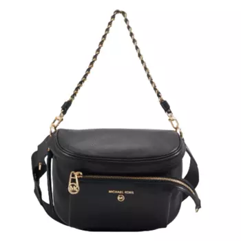 Сумка сэдл Michael Kors Slater Sling Pack, черный