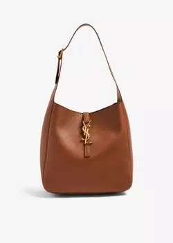 Сумка Saint Laurent Le 5 7 Soft Small Hobo, коричневый