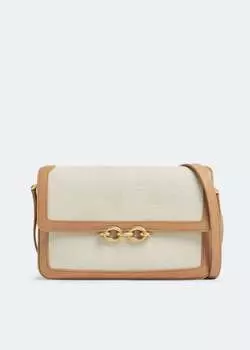 Сумка SAINT LAURENT Le Maillon satchel, белый