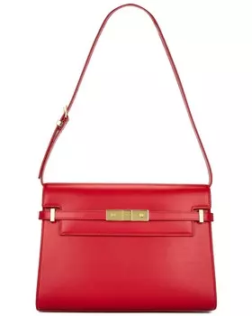 Сумка Saint Laurent Manhattan Shoulder, цвет Rouge Eros