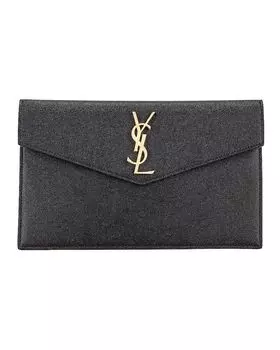 Сумка Saint Laurent Medium Clutch, черный
