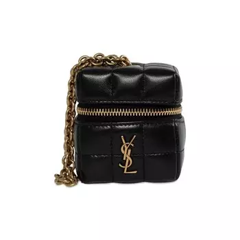 Сумка Saint Laurent Mini Cube Box With Chain, цвет Noir