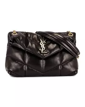 Сумка Saint Laurent Small LouLou Monogramme, черный