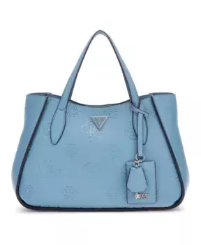 Сумка Сэтчел Girlfriend на молнии из сланца Guess, синий