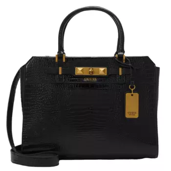 Сумка сэтчел Guess Raffie Carryall, черный