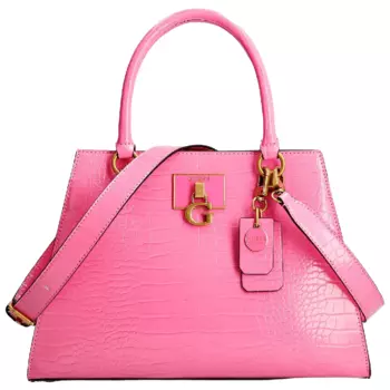 Сумка сэтчел Guess Stephi Girlfriend, розовый