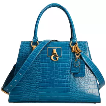 Сумка сэтчел Guess Stephi Girlfriend, синий
