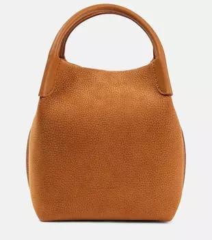 Сумка-шоппер Bale Small из кожи Loro Piana, Bon Ton Brown-BN TN
