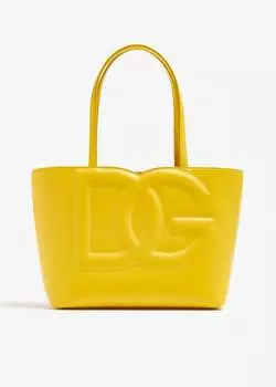 Сумка-шоппер Dolce&Gabbana Small DG Logo, желтый