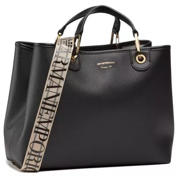 Сумка-шоппер Emporio Armani, черный