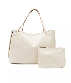 Сумка-шоппер GIANNI CHIARINI double face + marsupio, бежевый