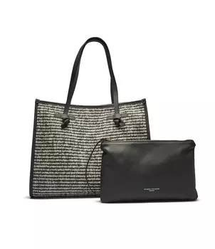Сумка-шоппер GIANNI CHIARINI + marsupio, черный