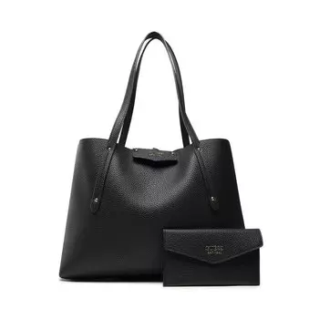 Сумка-шоппер Guess EcoBrenton Tote, фиолетовый/черный