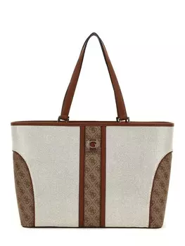 Сумка шоппер GUESS Shopper Kerima, цвет beige/brown