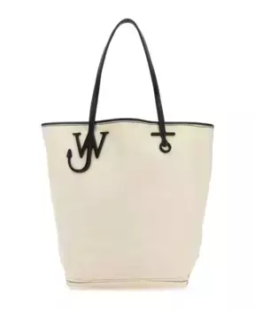 Сумка Шоппер из парусины Jw Anderson, белый