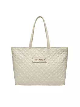 Сумка-шоппер LOVE MOSCHINO, экрю
