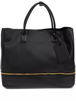 Сумка-шоппер Moschino с застежкой-молнией, черный