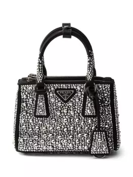 Сумка-шоппер Prada mini Galleria, черный
