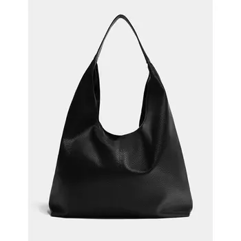 Сумка-шоппер Pull&bear Slouchy, черный