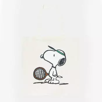 Сумка-шоппер Pull&Bear Snoopy, белый