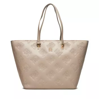 Сумка-шоппер Tommy Hilfiger ThRefined Tote, бежевый