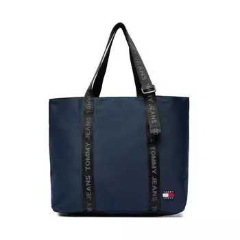Сумка-шоппер Tommy Jeans TjwEssential Daily, темно-синий