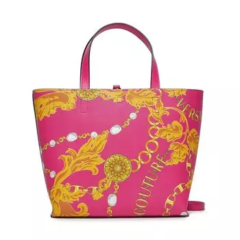 Сумка-шоппер Versace Jeans Couture, розовый
