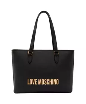 Сумка Шоппер в современном стиле Moschino, черный