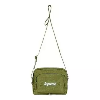 Сумка shoulder bag 'olive green' Supreme, зеленый