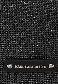 Сумка SHOULDER SOIRE CRYSTAL KARL LAGERFELD, черный