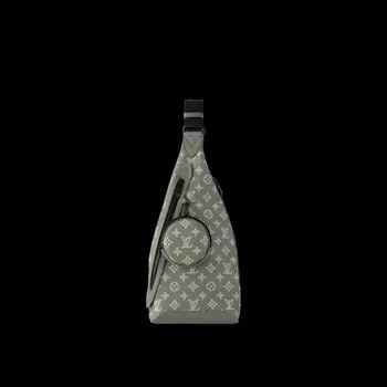 Сумка-слинг Duo Louis Vuitton, зеленый