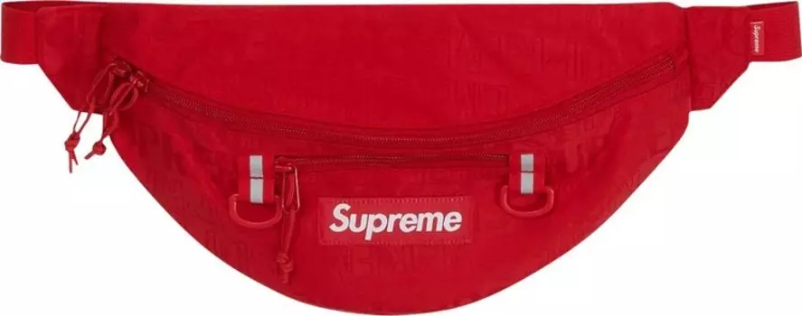 Сумка Supreme Waist Bag Red, красный
