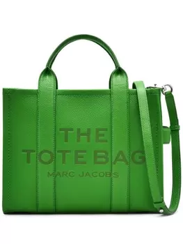 Сумка The Leather Medium Tote Marc Jacobs, зеленый