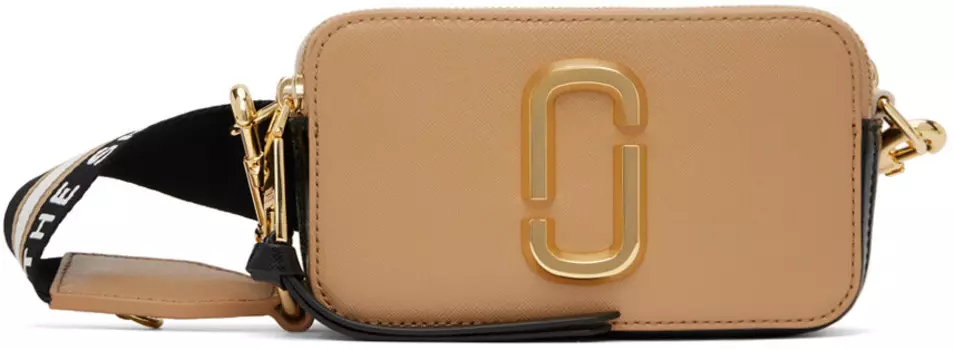 Сумка 'The Snapshot' цвета загара Marc Jacobs