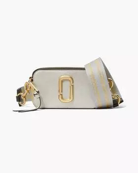 Сумка The Snapshot Metallic Marc Jacobs, цвет Platinum Multi
