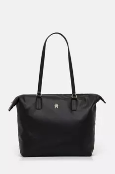 Сумка шоппер Tommy Hilfiger из переработанного полиэстера, черный