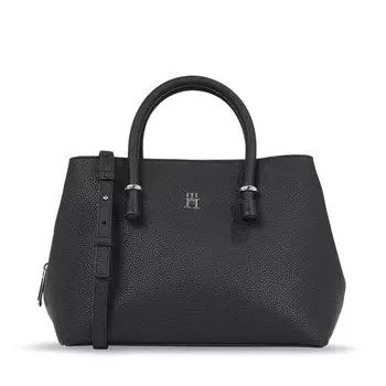 Сумка Tommy Hilfiger ThEmblem Satchel, черный