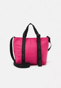 Сумка Tommy Jeans МИНИ-СУМКА DAILY, цвет pink alert