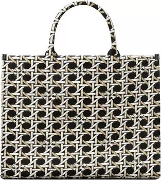 Сумка Tory Burch Ella Circular Knit Tote, черный