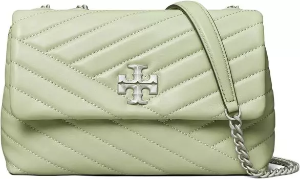 Сумка Tory Burch Kira Chevron Small Convertible Shoulder Bag, цвет Pine Frost