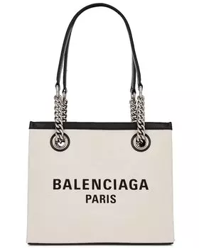 Сумка-тоут Balenciaga Duty Free Small, цвет Naturel