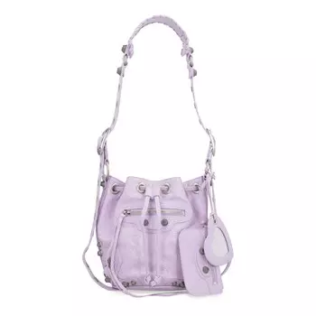 Сумка-тоут Balenciaga Le Cagole, лиловый