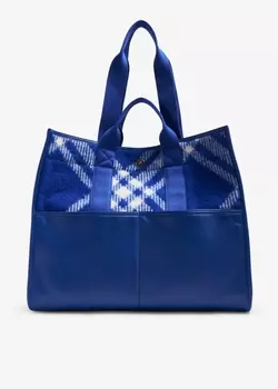 Сумка-тоут Burberry Shopper, синий