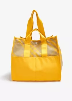 Сумка-тоут Burberry Shopper, желтый