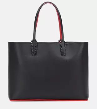 Сумка-тоут Cabata из кожи Christian Louboutin, черный