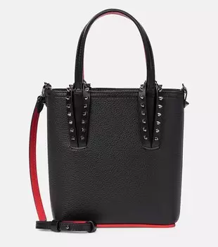 Сумка-тоут Cabata Mini из кожи Christian Louboutin, черный